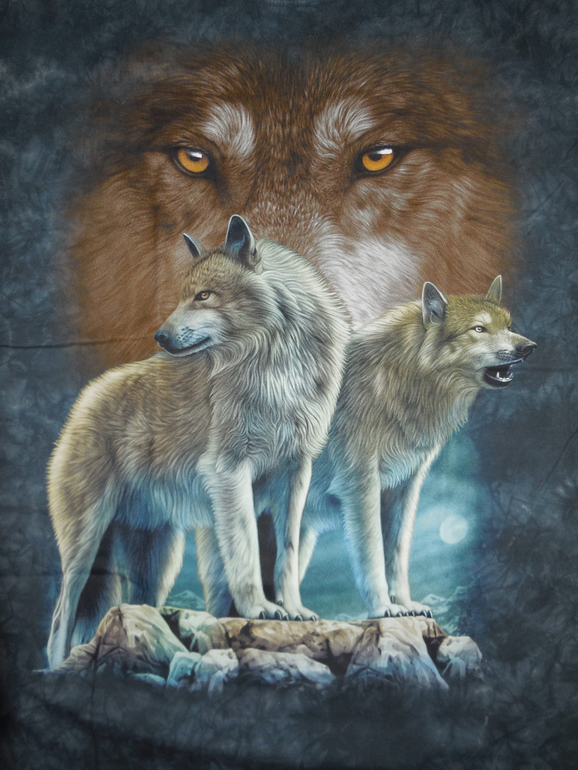 vente en ligne t-shirts animaux enfant adulte loup