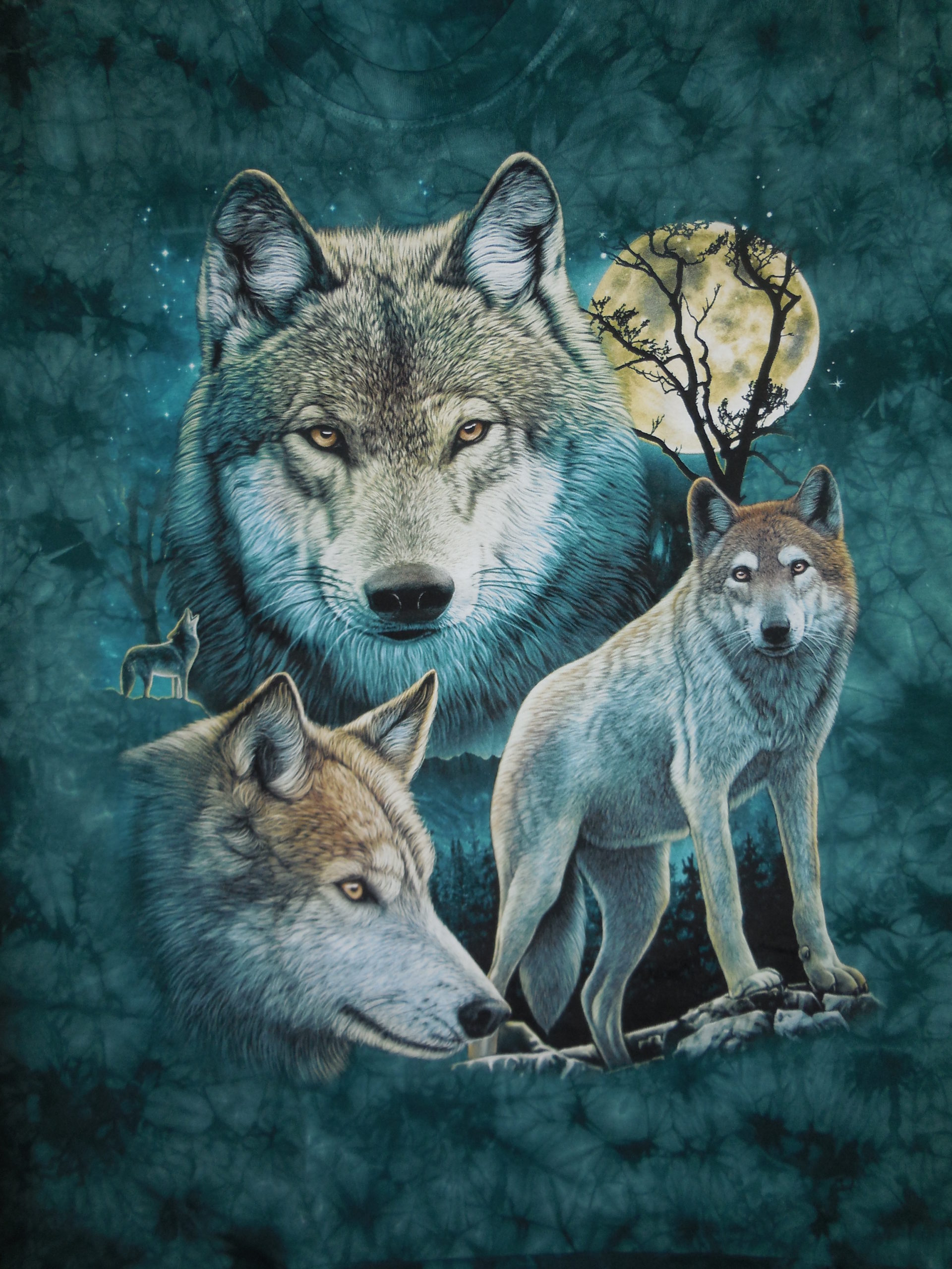 t-shirts animaux loup